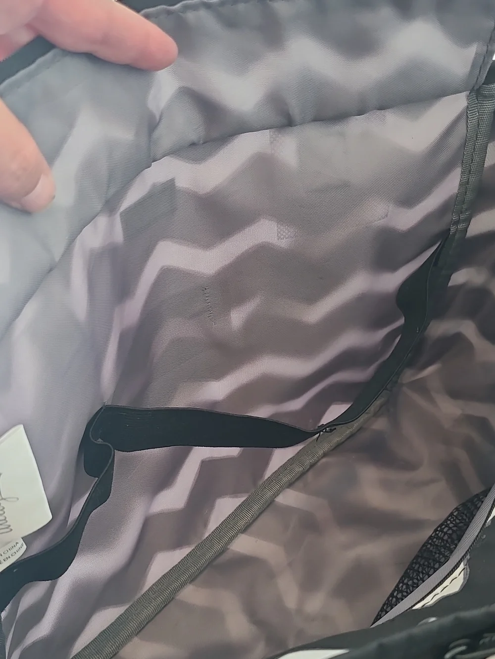 thirty-one Black and White Chevron  Tote